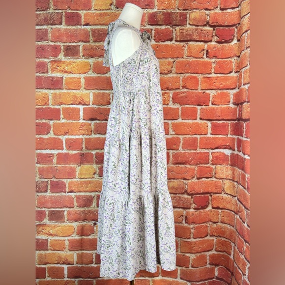 Chelsea28 Lavender Floral Sleeveless Maxi Dress Size Small‎ Flowy NEW - Picture 4 of 16